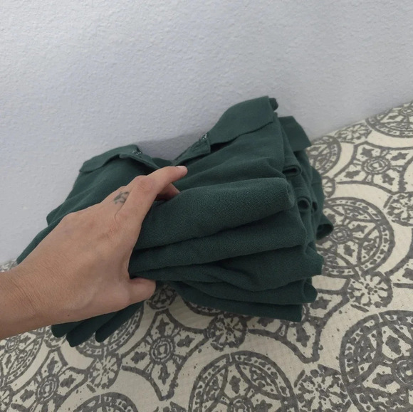 Cat & Jack Set Of 5 Girls School Uniform Polos - Picture 2 of 5